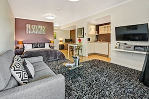 Appartement, plusieurs lits, non-fumeur, coin cuisine | Vue de la chambre