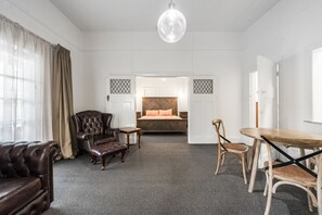 Standard Apartment, 1 Bedroom, Non Smoking, Kitchen (The Wisteria Suite) | Living area | 42-inch flat-screen TV with digital channels, TV