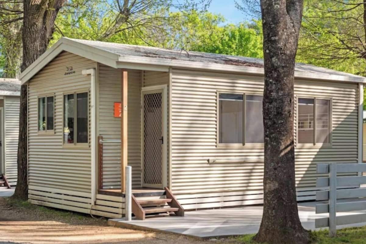Economy 2 Bedroom Cabin - Sleeps 4 | Individually decorated, individually furnished, blackout drapes