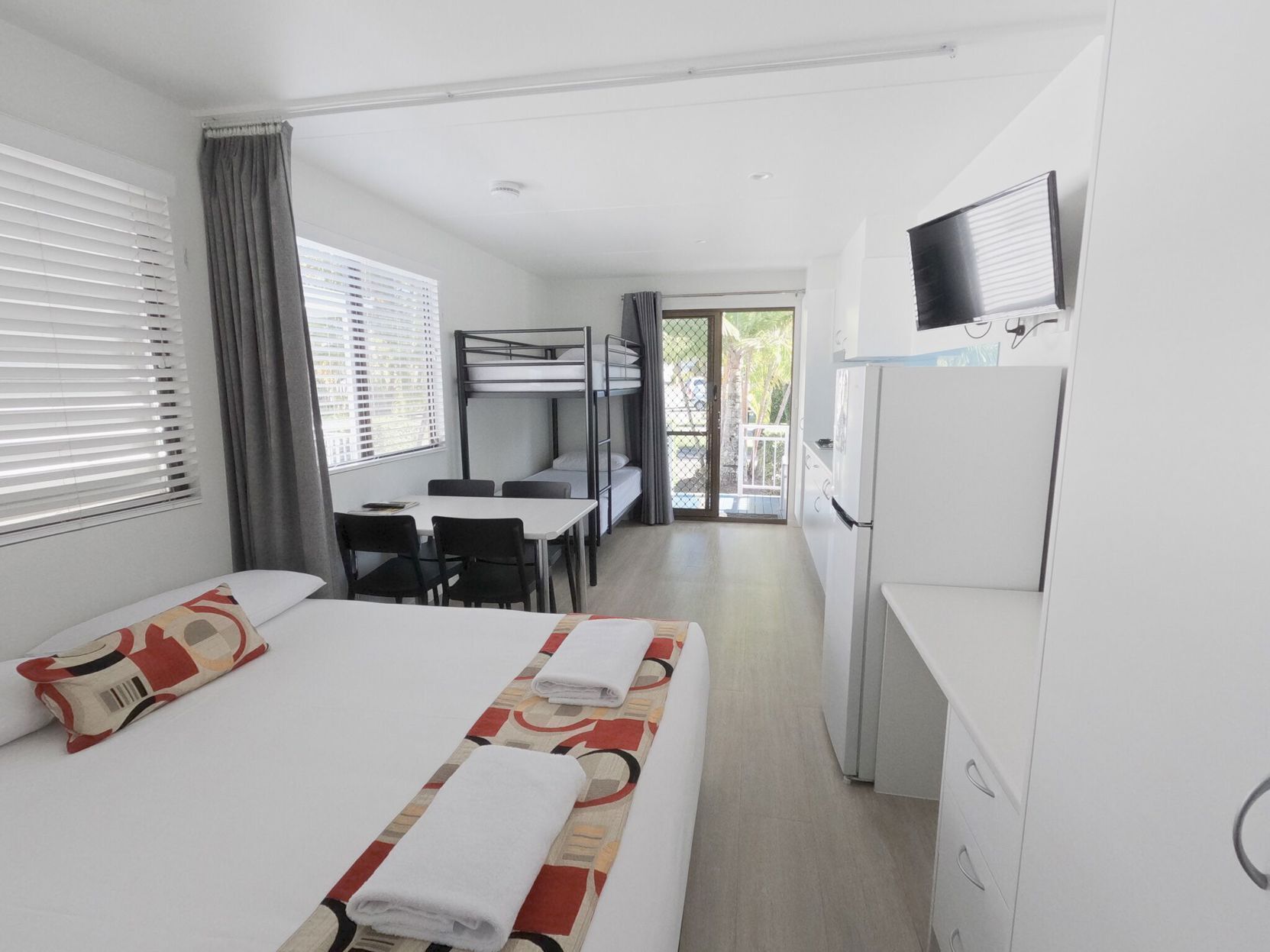 Individually decorated, blackout curtains, cots/infant beds, free WiFi