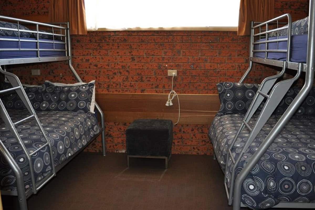 Standard Five Bed Bunk Room | Blackout drapes, iron/ironing board, bed sheets
