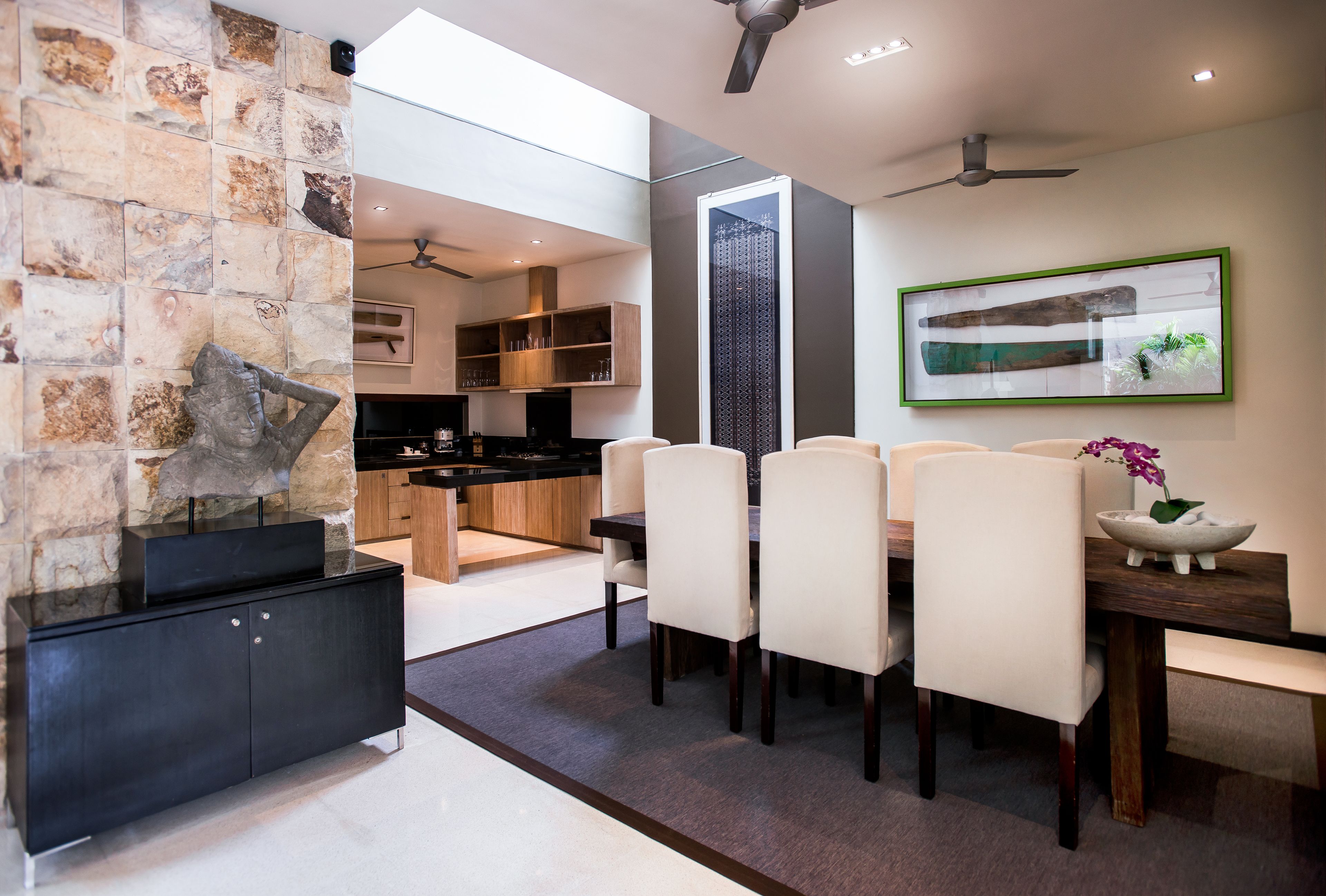 villa, 3 bedrooms, private pool | in-room dining