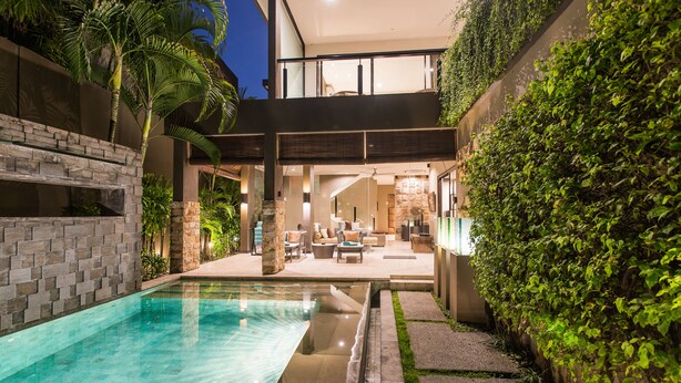 Vila, 3 kamar tidur, kolam renang pribadi | Pemandangan dari kamar
