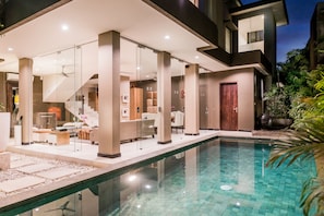 Junior Suite, Private Pool | Balcony