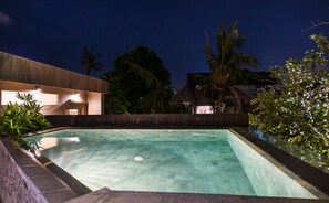 Suite, privézwembad | Terras