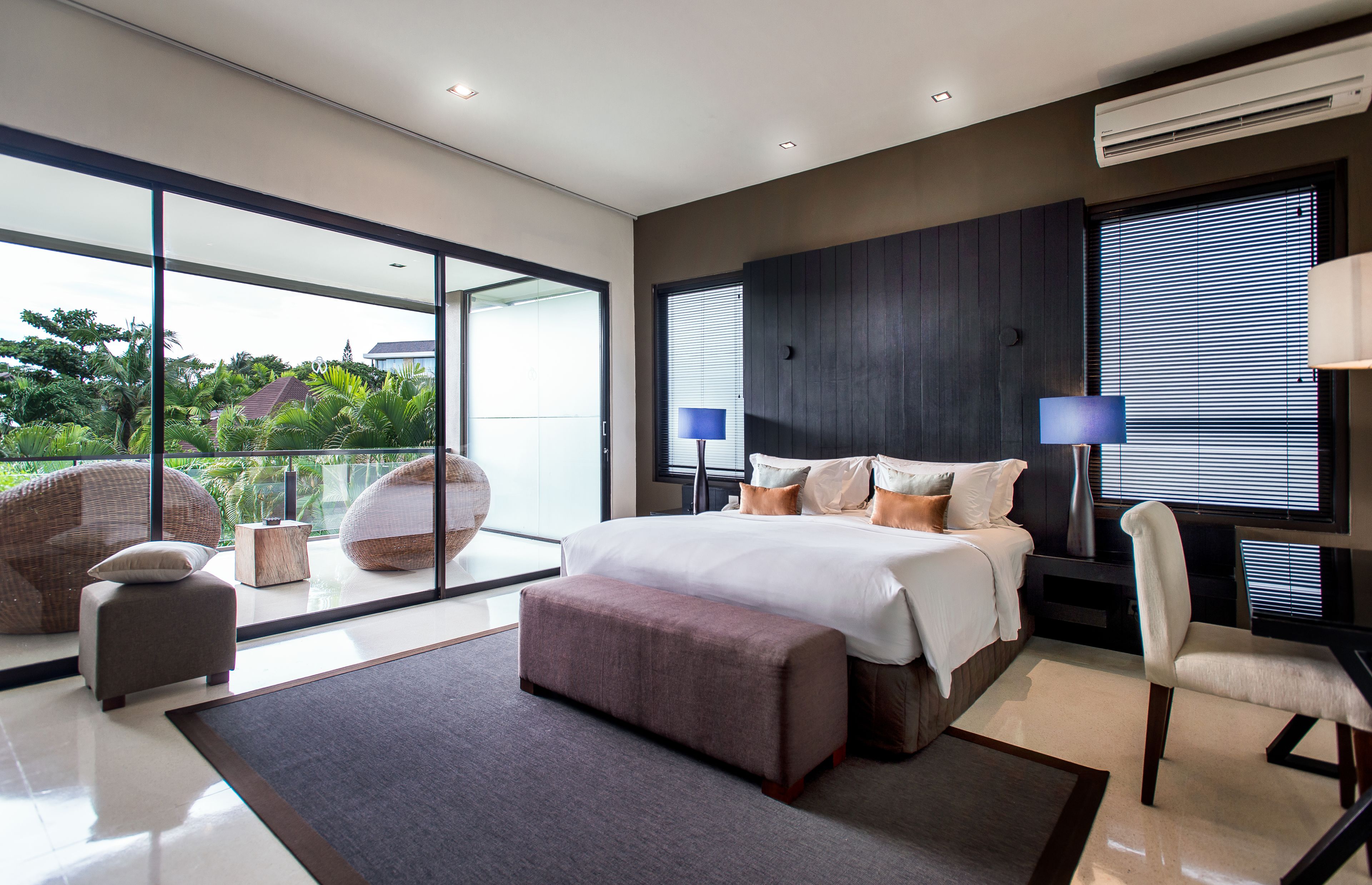 villa, 3 bedrooms, private pool | 1 bedroom, down duvets, in-room safe, desk