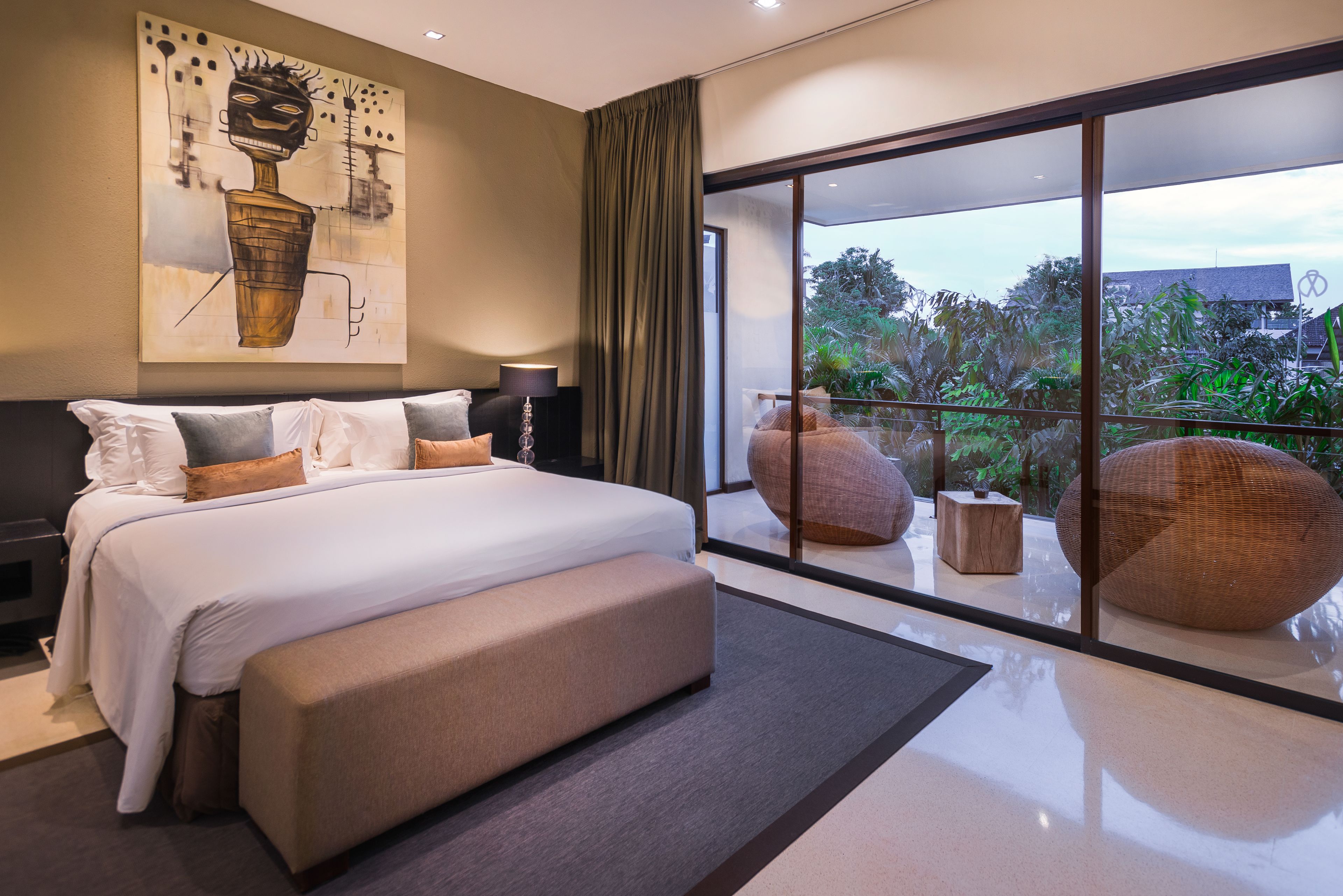 villa, 2 bedrooms, private pool | 1 bedroom, down duvets, in-room safe, desk