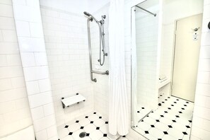 Standard Room, Non Smoking (Disabled Room) | Bathroom | Free toiletries, hair dryer, towels, soap