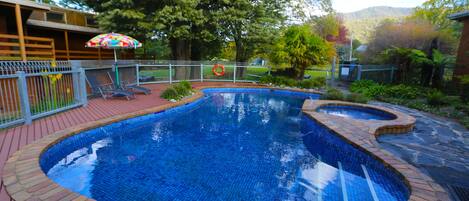 Seasonal outdoor pool