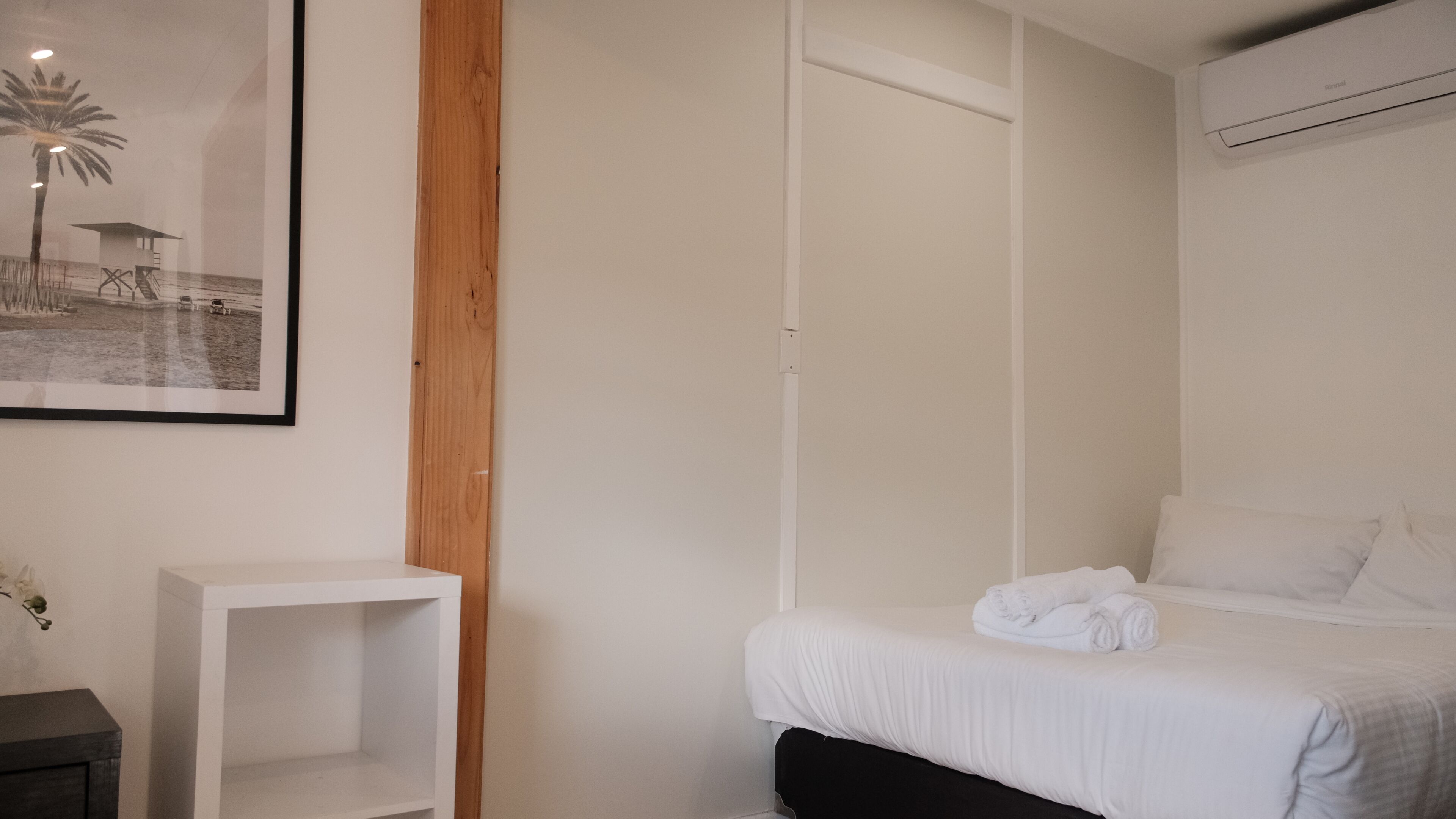 Family room with kitchenette and Private Bathroom | WiFi, individually furnished, bed sheets