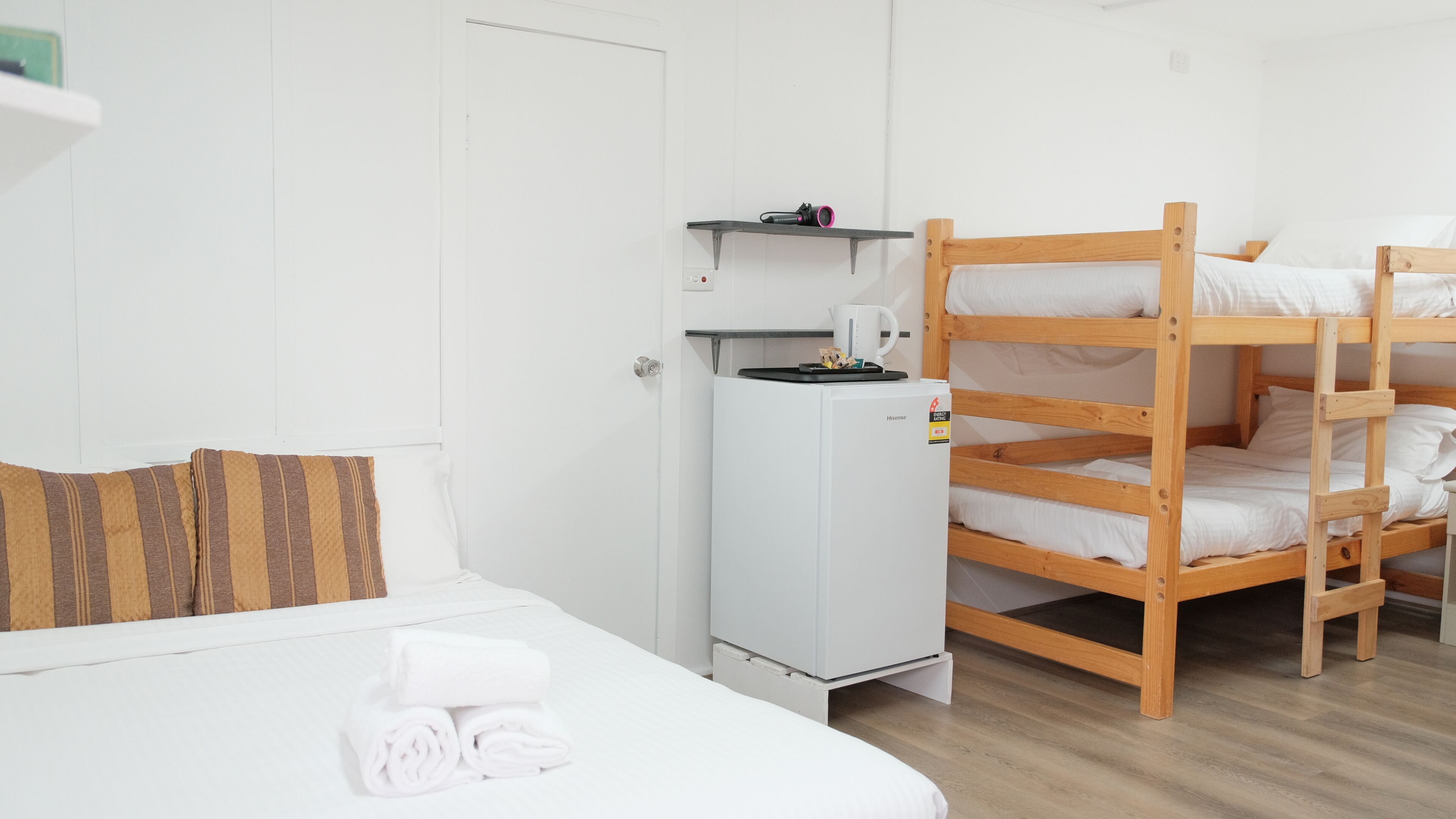 Budget Family Room with Private Bathroom | WiFi, individually furnished, bed sheets