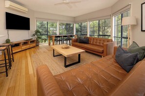 Luxury Four Bedroom Beach House (All Linen Provided - Photos guide Only) | Living area | LCD TV, ping pong - BIG4 Wye River Holiday Park (Wye River)