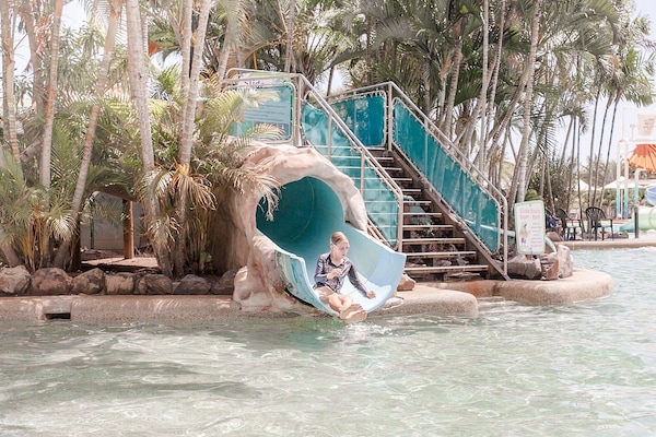 Outdoor pool, open 7:00 AM to 9:30 PM, pool umbrellas, pool loungers