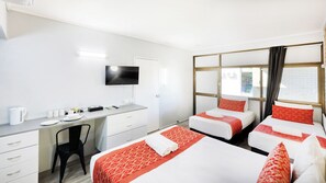 Desk, laptop workspace, iron/ironing board, free WiFi