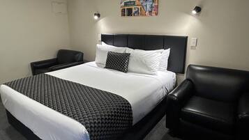 Estudio (King) | Tabla de planchar con plancha, wifi gratis, ropa de cama