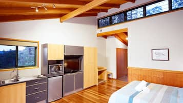 Premium bedding, pillow-top beds, blackout curtains, iron/ironing board