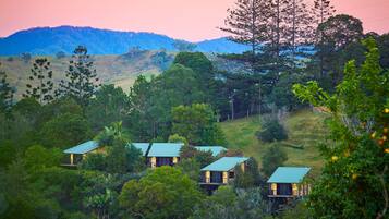 Udsigt fra overnatningsstedet