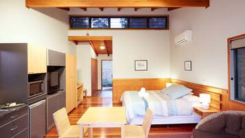Premium bedding, pillow-top beds, blackout curtains, iron/ironing board
