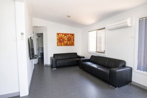 2 Bedroom Family Unit | Living area | TV, DVD player