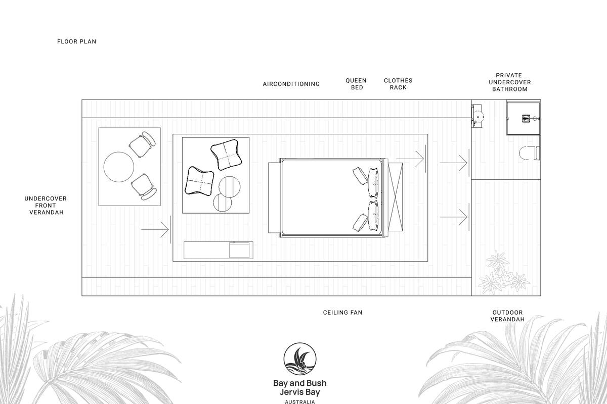 Deluxe Tent | Floor plan