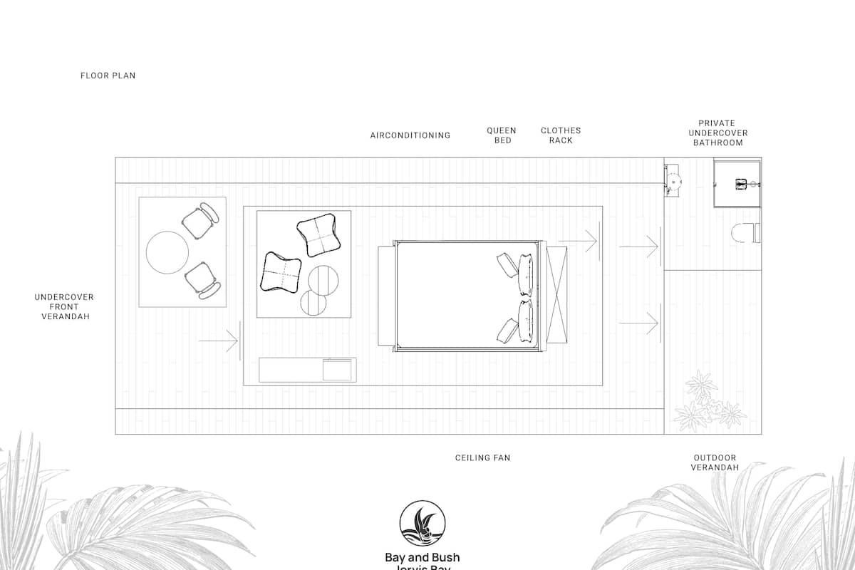 Deluxe Tent | Floor plan