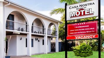 Voorkant van accommodatie