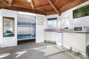 Family Studio, Non Smoking, Kitchenette (Family Cabin) | Desk, iron/ironing board, free WiFi, bed sheets - Wunpalm Motel & Holiday Cabins (Maroochydore)