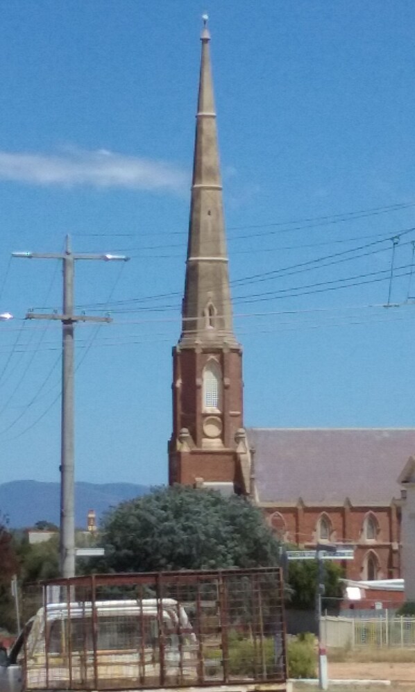 Blick von der Unterkunft