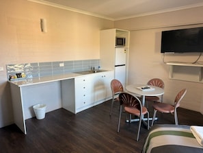 Family One Bedroom Suite with View | Private kitchenette | Fridge, microwave, coffee/tea maker, electric kettle