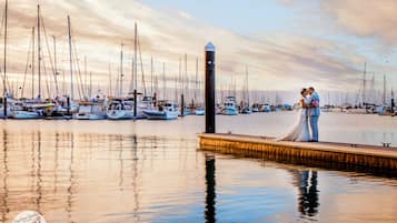 Área externa para casamento