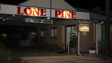 Front of property – evening/night