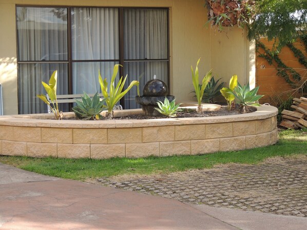 Voorkant van accommodatie