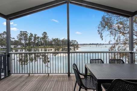 Vista desde la habitación. Discovery Parks - Nagambie Lakes