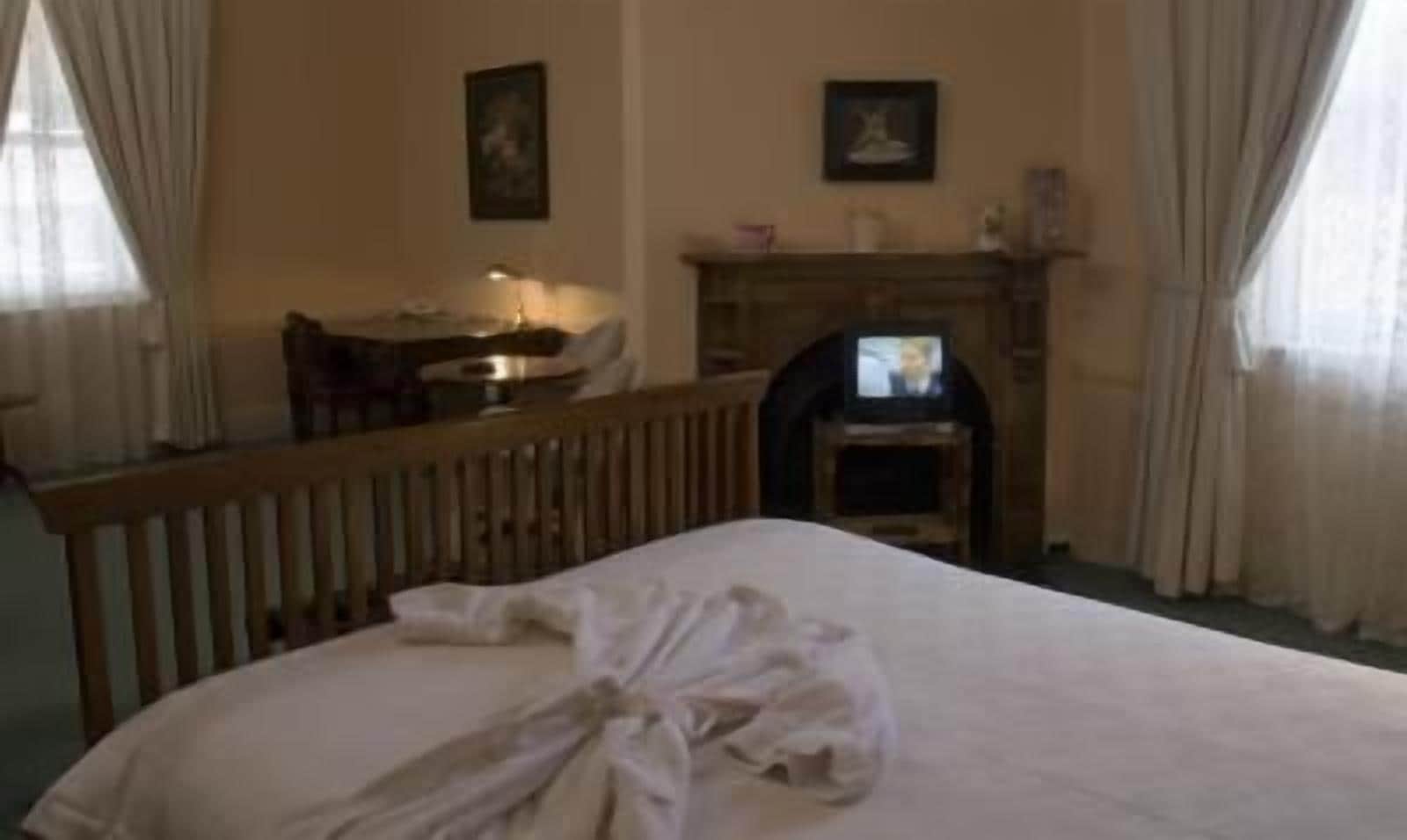 grand room | premium bedding, desk, iron/ironing board