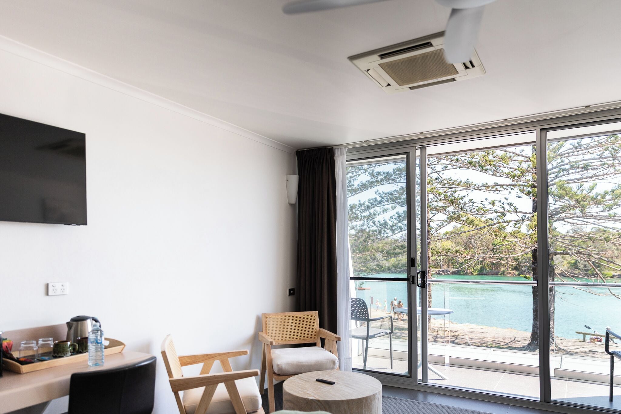 Desk, laptop workspace, soundproofing, iron/ironing board