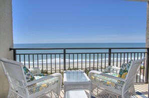Condo, 1 Bedroom, Balcony, Ocean View | Terrace/patio - Ocean Forest Plaza by Palmetto Vacation Rental (Myrtle Beach)