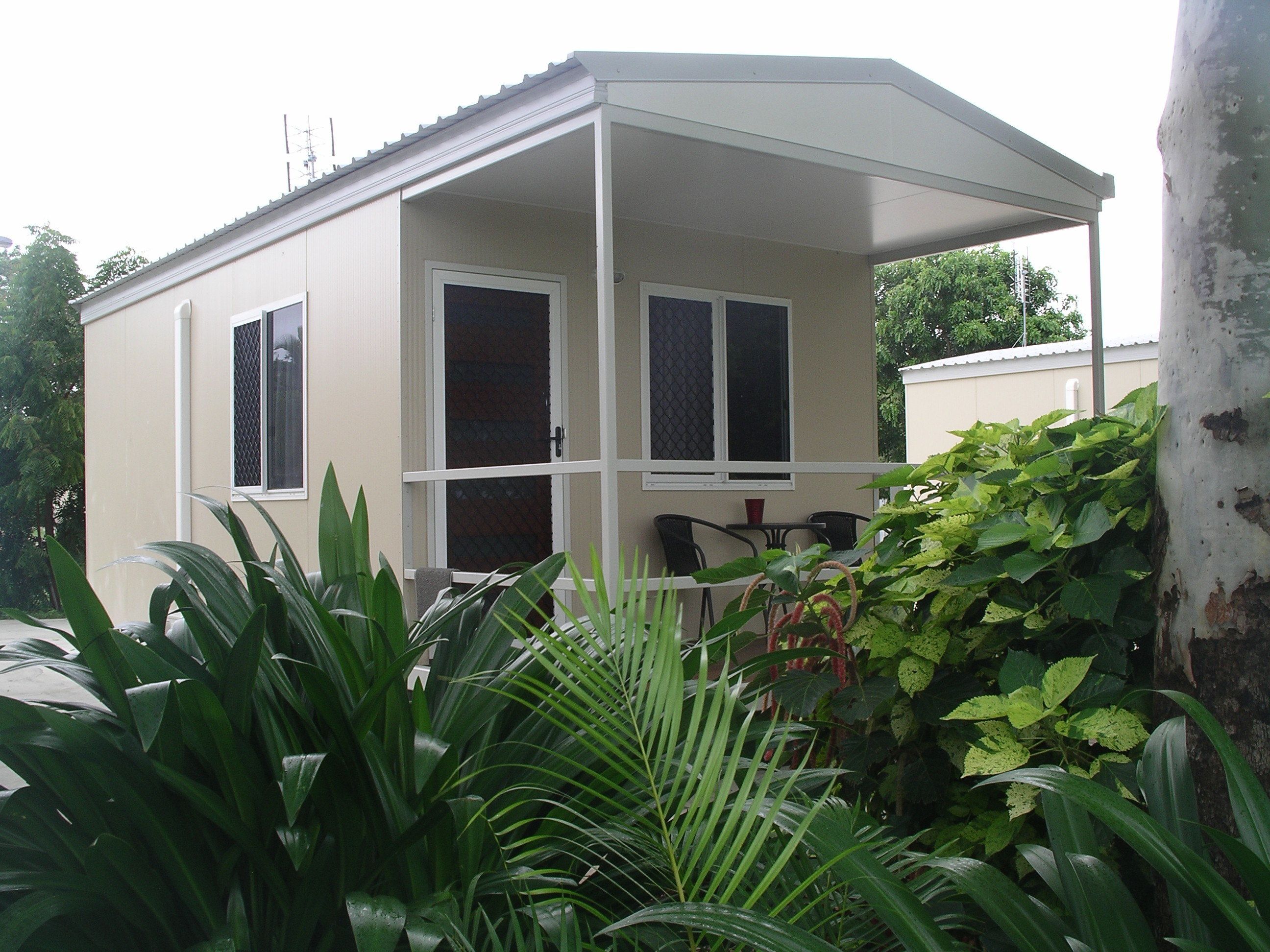 Standard Suite, 1 Bedroom, Non Smoking, Kitchenette (Queen Cabin) | Balcony view