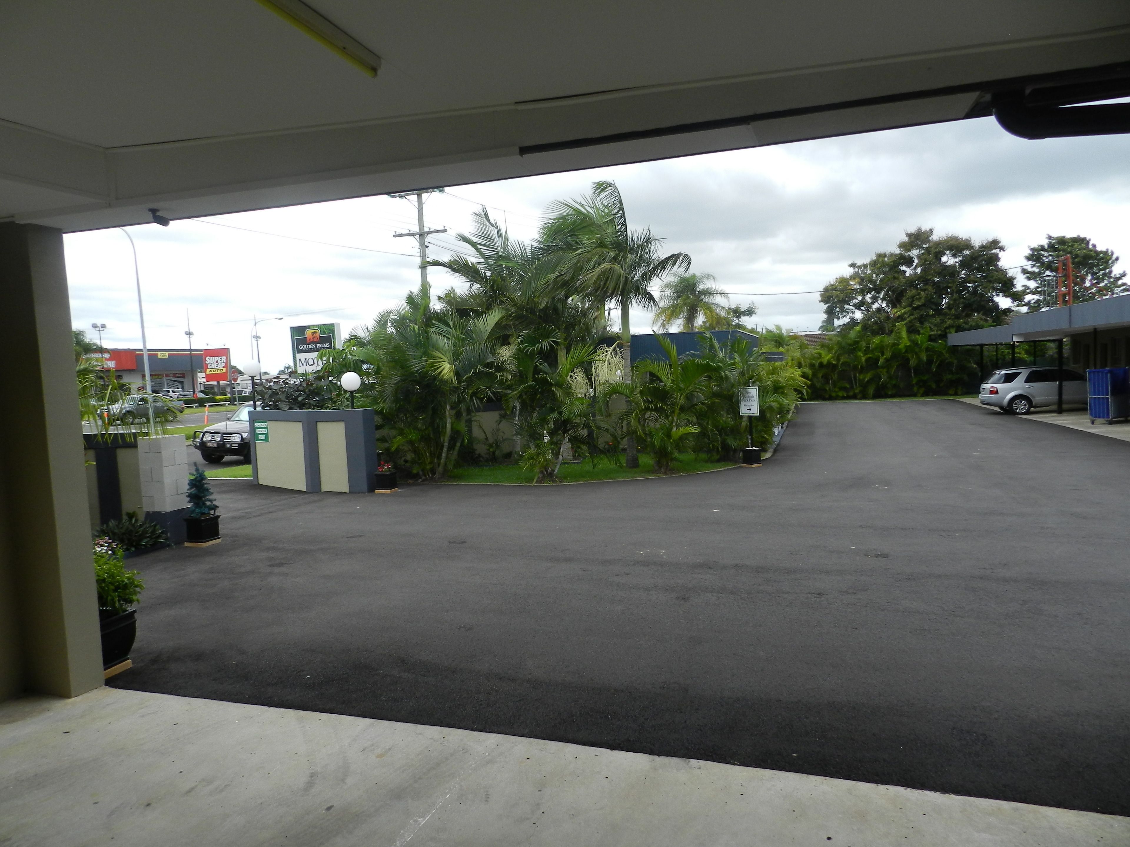 Overnatningsstedets indgangsparti