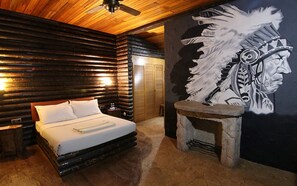 パノラミック ルーム バルコニー ガーデンビュー (Log Cabin) | ミニバー、客室ごとに異なる装飾、アイロン / アイロン台、ベッドシーツ