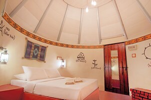 Quarto standard, vista para o jardim, no jardim (Tepee) | Frigobar, individualmente decorados, ferros/tábuas de passar roupa
