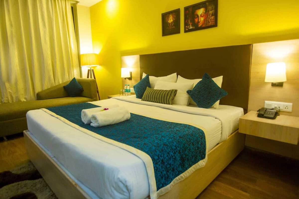 Deluxe-værelse - 1 kingsize-seng - bakkeudsigt | Egyptiske bomuldslagner, premium-sengetøj, Select Comfort-senge