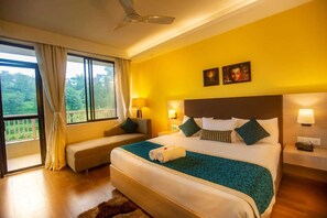 Phòng Premium | Bộ trải giường bằng vải cotton Ai Cập, bộ đồ giường cao cấp 
