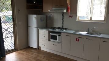 4 Berth Cabin- Accessible | Private kitchen | Fridge, microwave, electric kettle, toaster