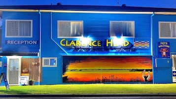 Front of property - evening/night