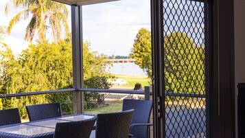 3 Bedroom Village Cabin | Balcony view