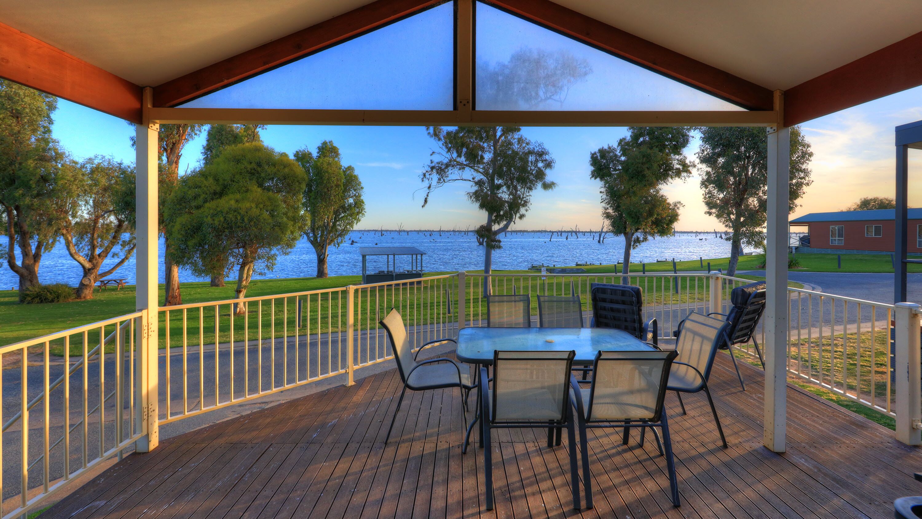 Family Cabin, 3 Bedrooms, Partial Lake View | View from room