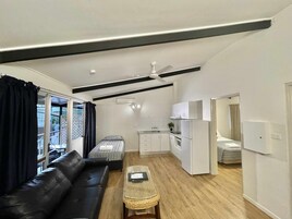 Superior Two Bedroom Apartment, Kitchen | Living area | LCD TV