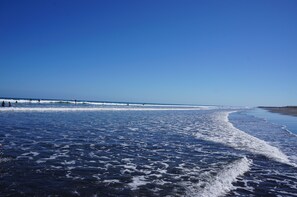 Black sand - Fitzroy Beach Holiday Park (New Plymouth)