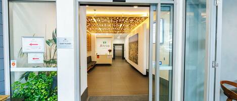 Entrada de l'allotjament