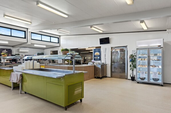 Buffet breakfast for a fee